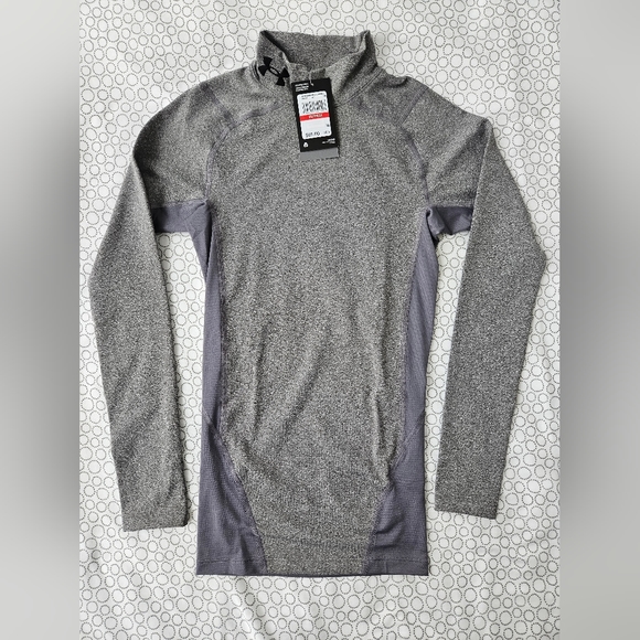 Under Armour Men's ColdGear® Compression Mock - Picture 3 of 4